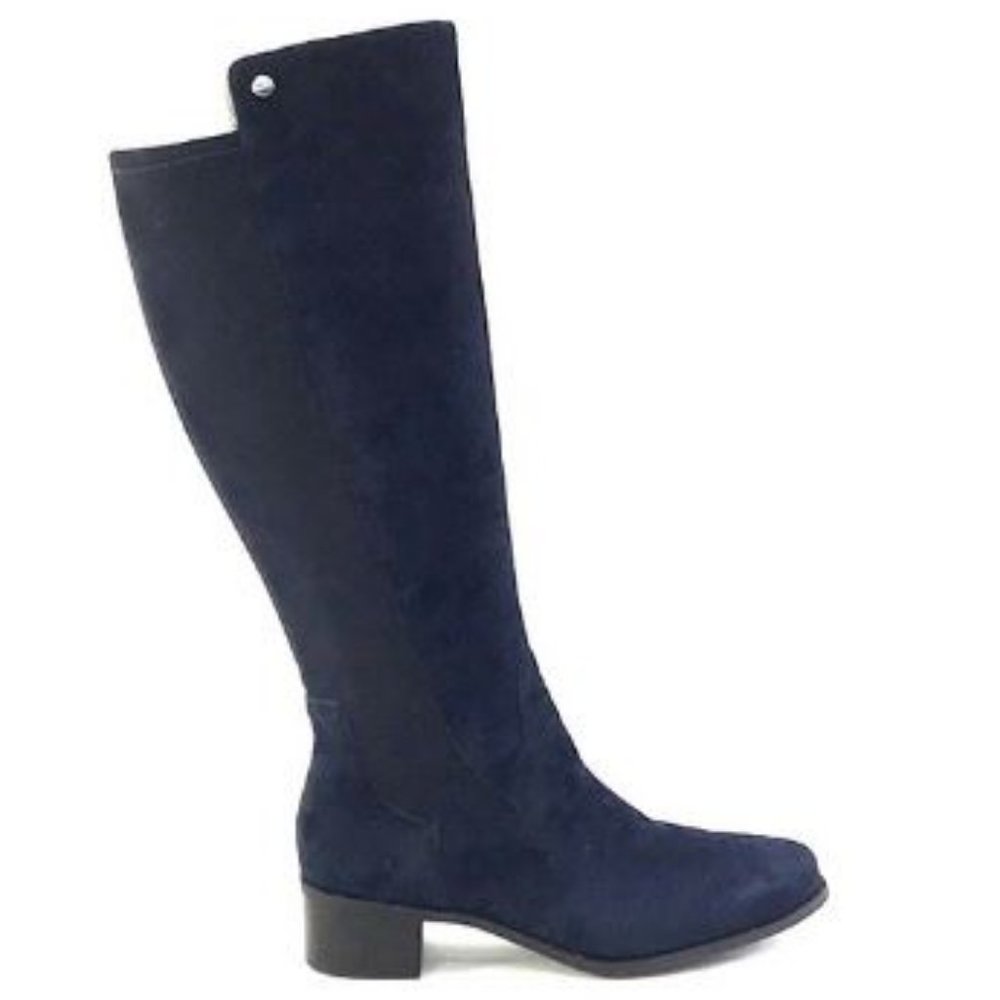 Marc Fisher Incept Wide Calf Suede Tall Shaft Boot - Picture 5 of 8